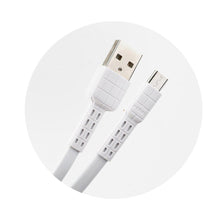 Заредете изображение във визуализатора на галерията – USB кабел Remax armor към Micro USB rc-116 бял - само за 5.99 лв
