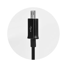 Заредете изображение във визуализатора на галерията – USB кабел с удължено micro usb - 8 mm (черен) - само за 8.99 лв
