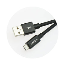 Заредете изображение във визуализатора на галерията – Usb кабел x-one - micro usb - черен - TopMag
