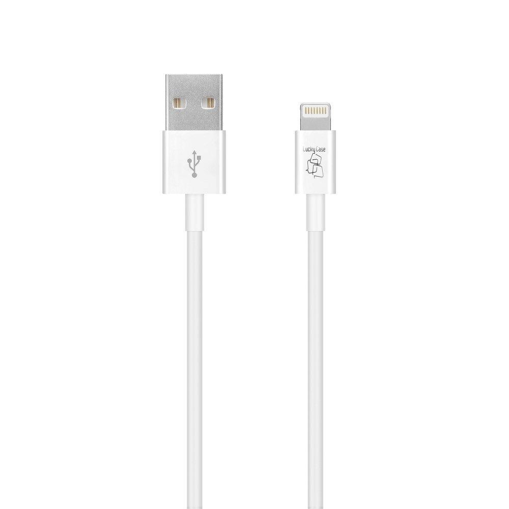 USB кабел за Аpple iPhone / iPad Lightning (2 метър)  бял - само за 10.99 лв