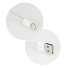 Заредете изображение във визуализатора на галерията – USB кабел за Applele Lightning бял - само за 8.99 лв
