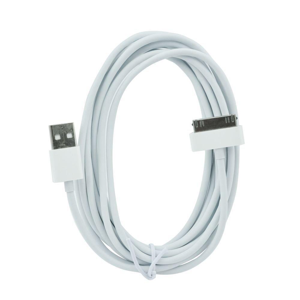 USB кабел за iPhone 3g/3gs/4g - 3 метра - само за 10.99 лв
