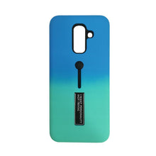 Заредете изображение във визуализатора на галерията – Vennus Ring Finger Stand гръб за Samsung A6 Plus 2018 син-мента - само за 9.99 лв

