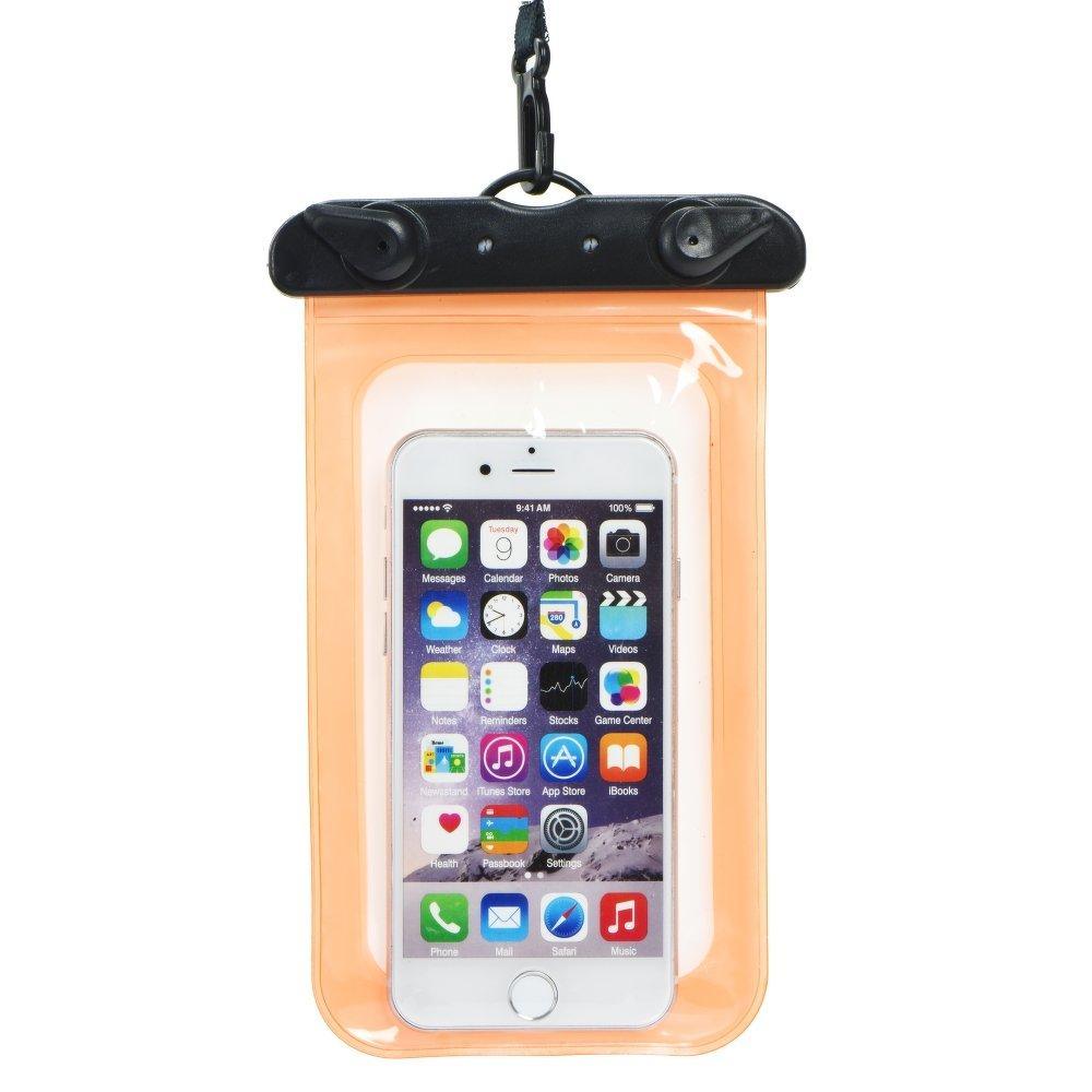 Водоустойчива торбичка за телефон - оранжев - TopMag
