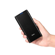 Заредете изображение във визуализатора на галерията – Външна батерия / Power bank Hooco 10 000mah с бързо зареждане j2 beibo черен - само за 44.1 лв
