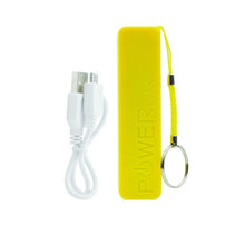 Заредете изображение във визуализатора на галерията – Външна батерия / Power bank perfume - 2600 mah blun жълт - TopMag
