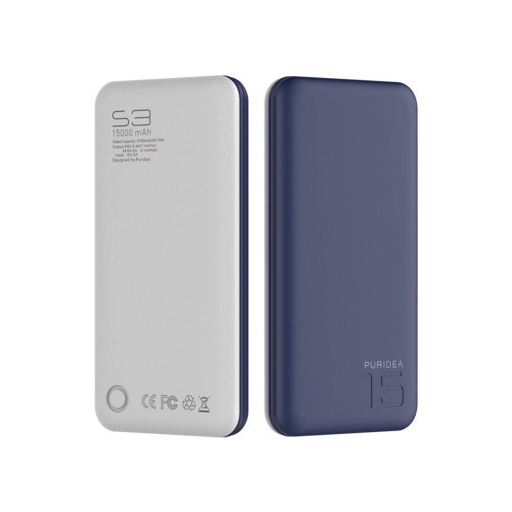 Външна батерия / Power bank puridea s3 15 000mah син - само за 37.2 лв