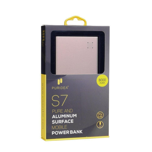 Външна батерия / Power bank puridea s7 8000 mah розов-златен - само за 34.8 лв