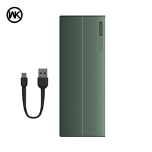 Заредете изображение във визуализатора на галерията – Външна батерия / Power bank Wk-Design aurora wp-047 20 000mah зелена - само за 57.6 лв
