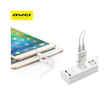 Заредете изображение във визуализатора на галерията – Wall charger awei c930 2xusb black - само за 18.8 лв
