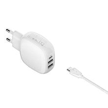 Заредете изображение във визуализатора на галерията – Wall charger ldnio a3510q dual fast charging protocol qc 3.0+pd 28,5w with usb c cable - TopMag
