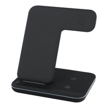 Заредете изображение във визуализатора на галерията – Wireless charger with led 3in1 15w gy-z5a black - TopMag
