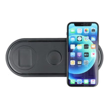 Заредете изображение във визуализатора на галерията – Wireless charger with led 4in1 15w kt-iw black - само за 52.6 лв
