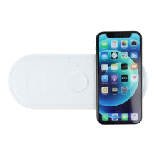 Заредете изображение във визуализатора на галерията – Wireless charger with led 4in1 15w kt-iw white - само за 52.6 лв
