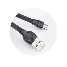 Заредете изображение във визуализатора на галерията – Wk-Design кабел USB бързо зареждане към micro USB wdc-023 (2 метра) черен - само за 16.8 лв
