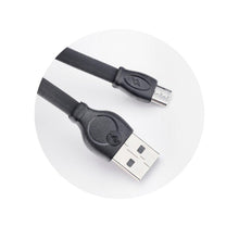 Заредете изображение във визуализатора на галерията – Wk-Design кабел USB с бързо зареждане към micro USB wdc-023 черен - само за 4.99 лв
