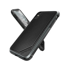 Заредете изображение във визуализатора на галерията – X-doria defense lux -  iPhone x / xs  черен carbon - само за 69.6 лв
