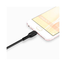 Заредете изображение във визуализатора на галерията – X13 easy charged micro charging кабел черен 1 meter - TopMag
